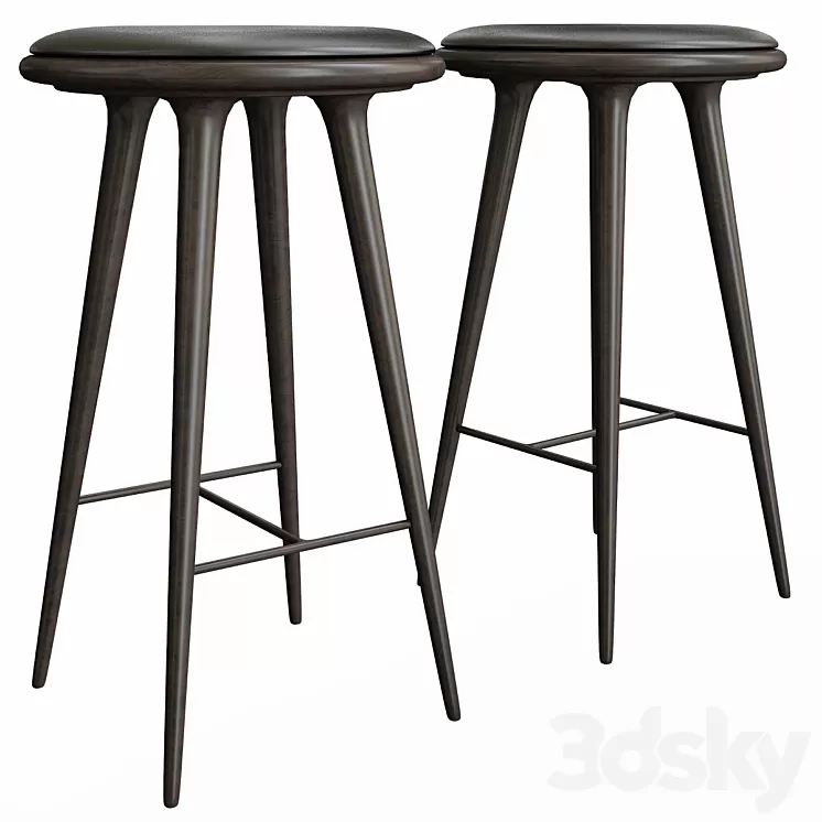 Mater Design Stool and Bar Stool 3D Model