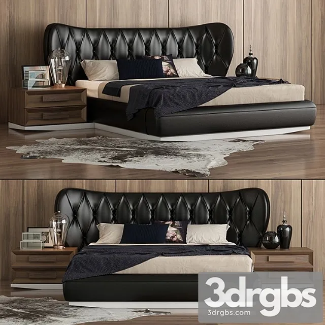 Matera bed 2 3D Model Free