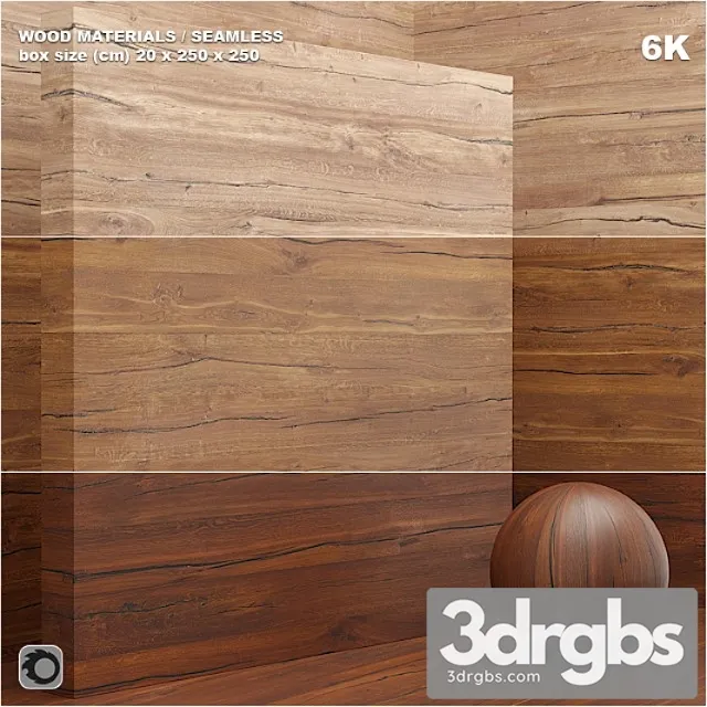 Material Derevo Shpon Sleb Besshovnyi Set 27 3D Model Free