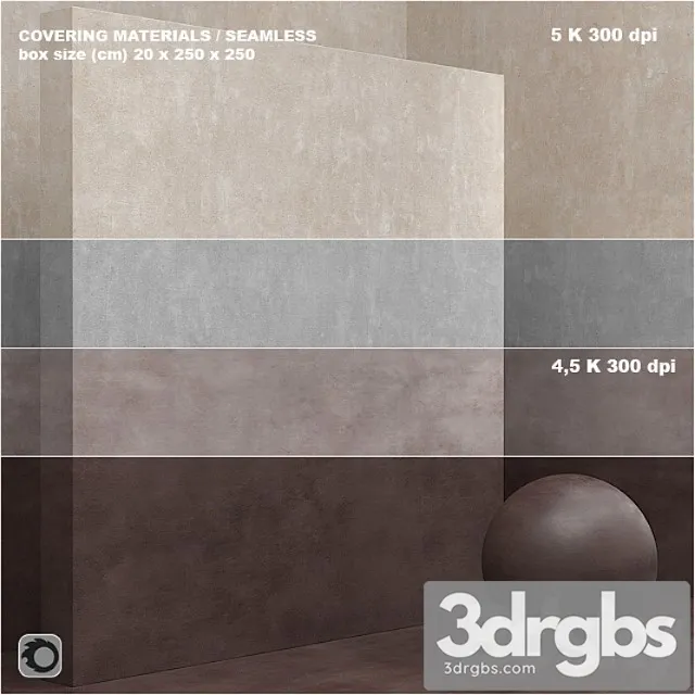 Material (seamless) – coating concrete plaster set 64 3D Model Download