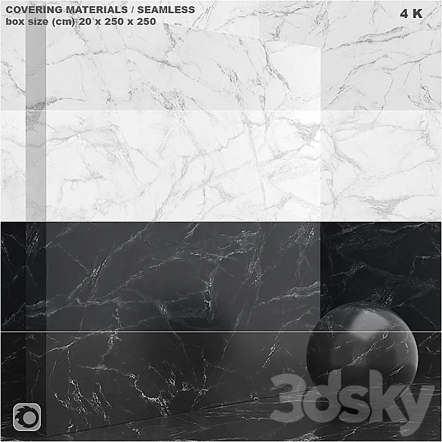 Material (seamless) - coating. marble. plaster set 57 3DModel