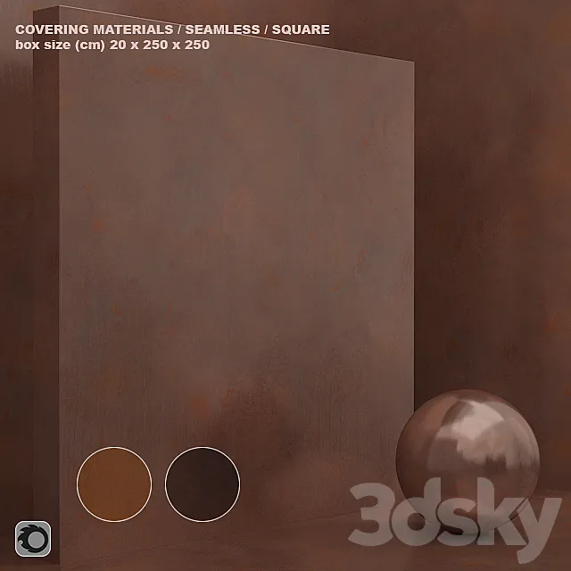 Material (seamless) - coating metallic effect 89 3D Model