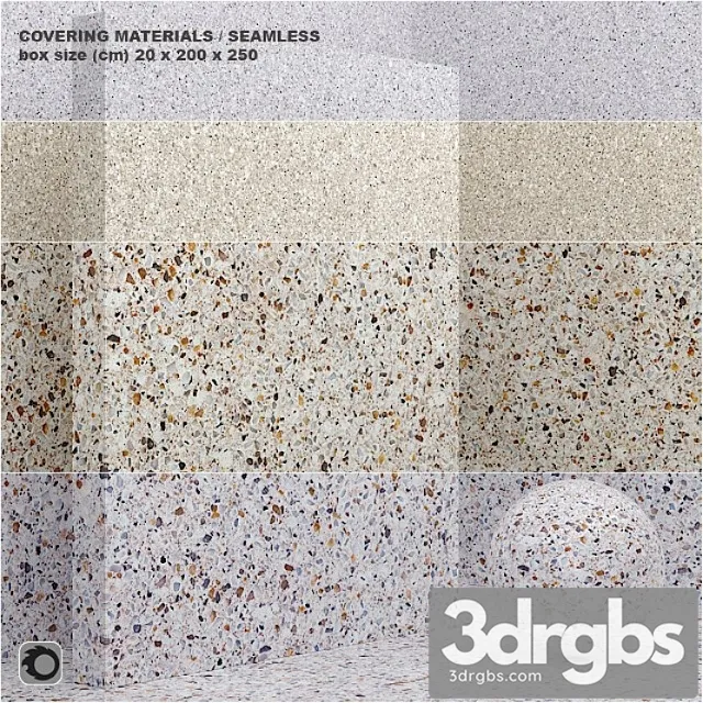 Material Seamless Coating Stone Quartz Set 49 3D Model Free