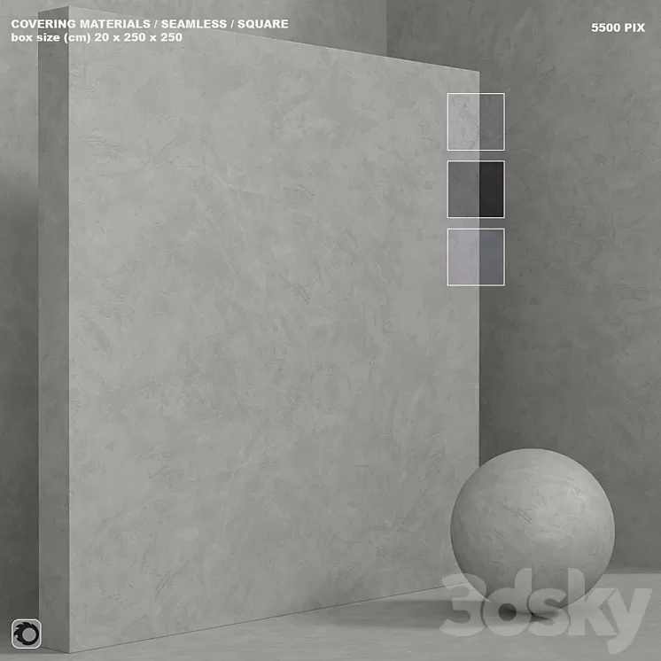 Material (seamless) - concrete plaster set 139