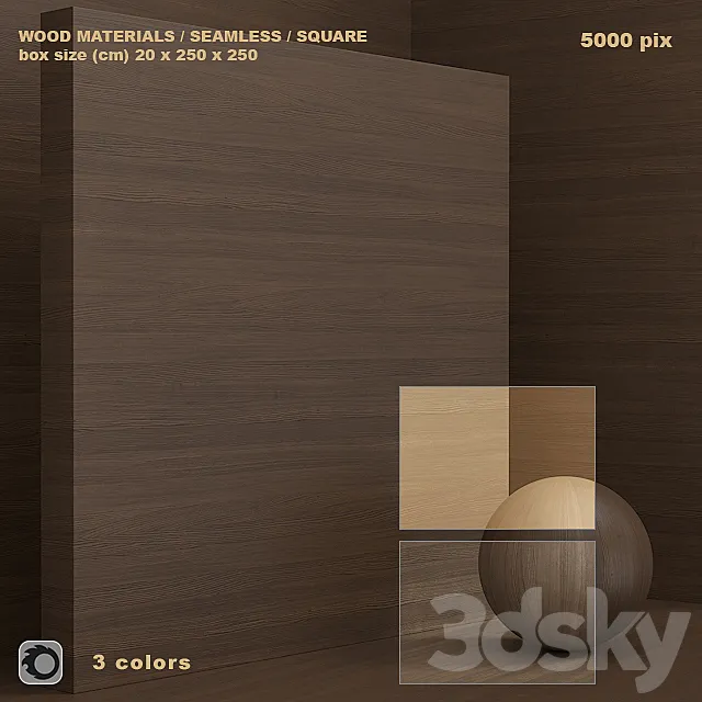 Material wood _ solid _ veneer (seamless) - set 62 3D Model