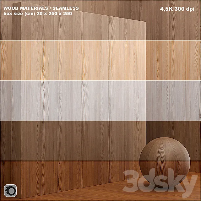 Material wood _ veneer _ (seamless) - set 29 3D Model
