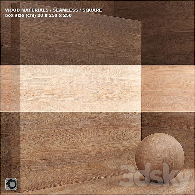 Material wood _ veneer _ (seamless) - set 34 3D Model