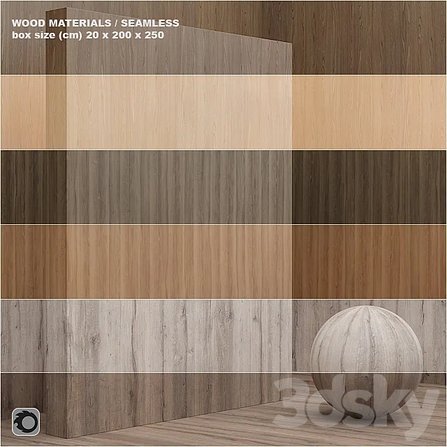 Material wood _ veneer (seamless) - set 13 3D Model