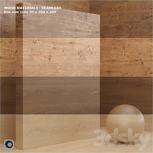 Material wood _ veneer (seamless) - set 16 3D Model