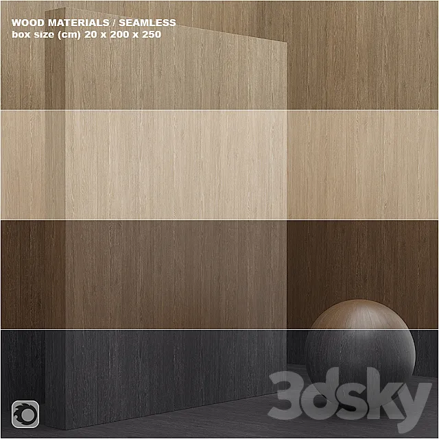 Material wood _ veneer (seamless) - set 21 3D Model
