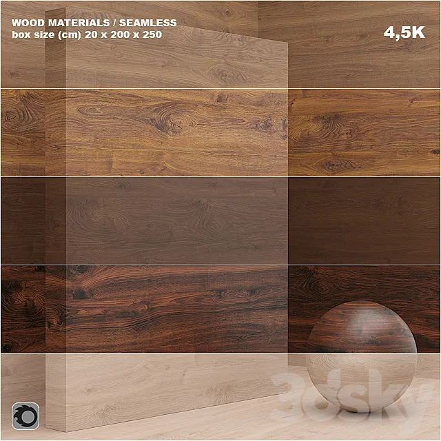 Material wood _ veneer (seamless) - set 25 3DModel