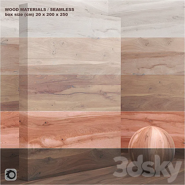 Material wood _ veneer (seamless) - set 26 3D Model