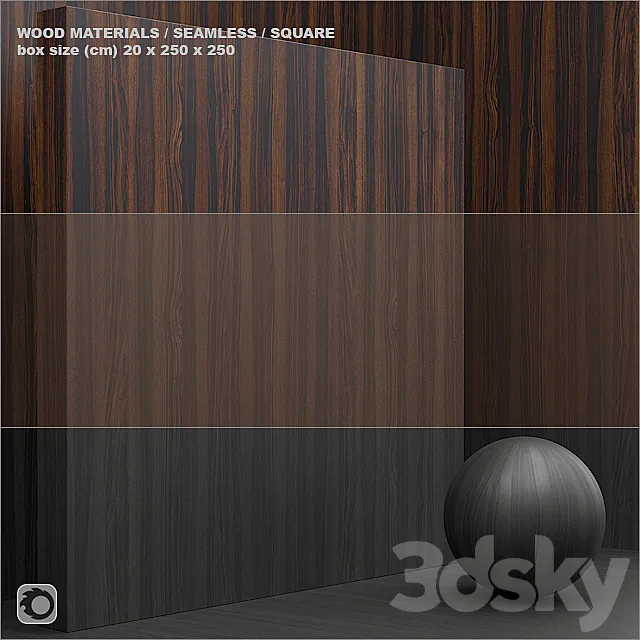 Material wood _ veneer (seamless) - set 37 3DModel