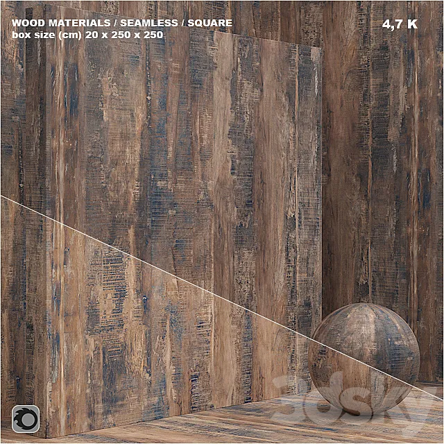 Material wood _ veneer (seamless) - set 38 3D Model