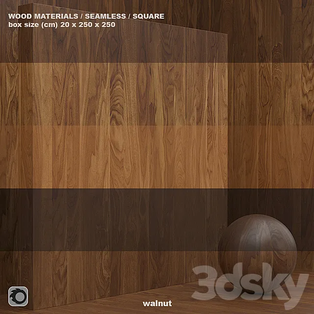 Material wood _ veneer (seamless) - set 46 3DModel