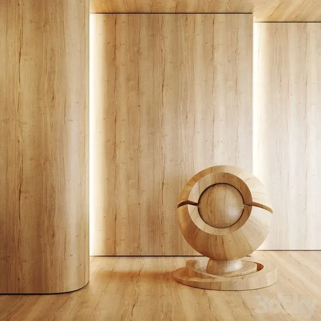 Material Wood Egger Natural Halifax Oak 3D Model