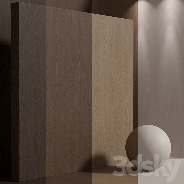 Material wood (seamless) oak - set 170 3D Model