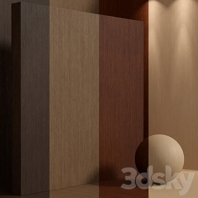 Material wood (seamless) veneer fine - set 150 3D Model