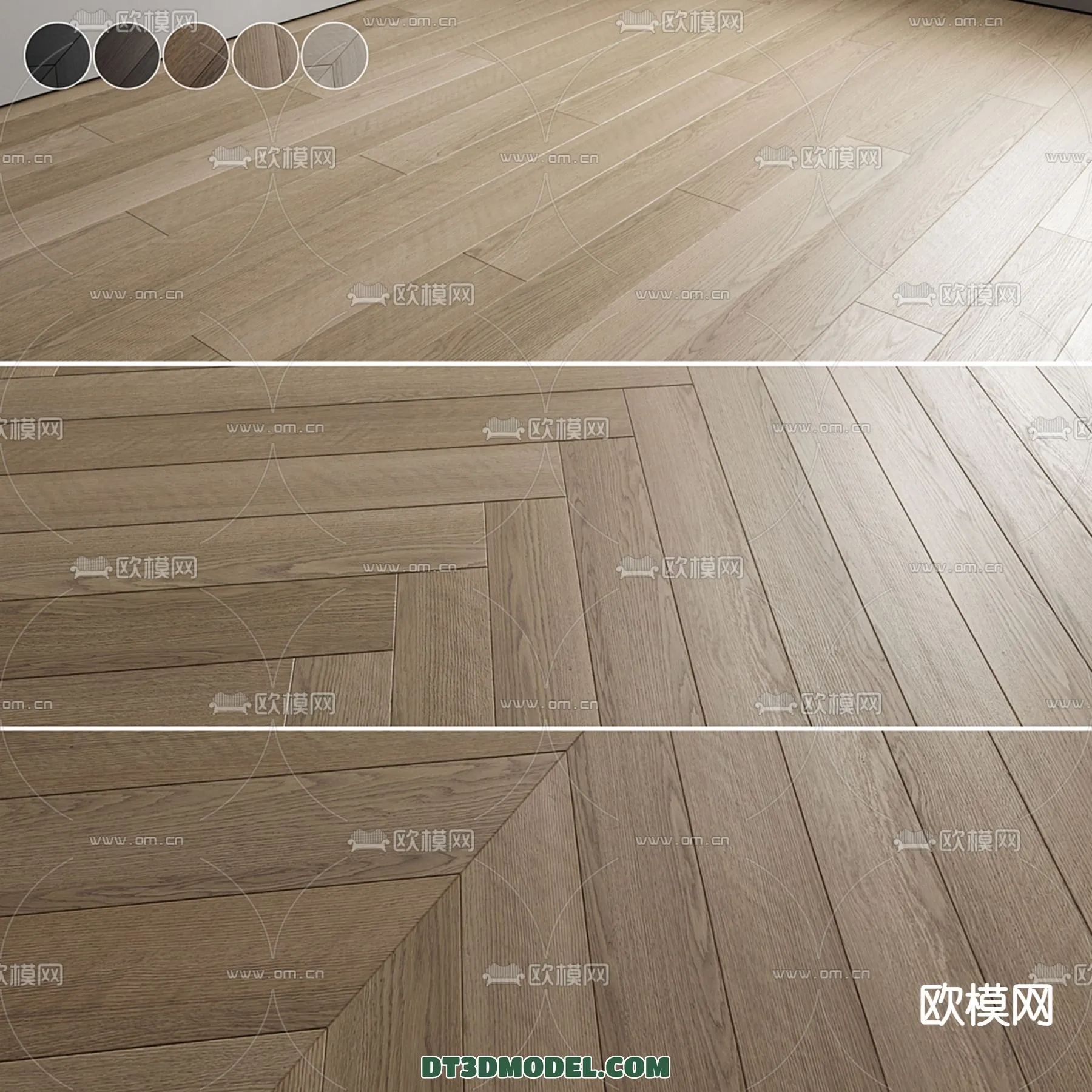 MATERIAL - WOODEN FLOOR - CORONA - 3D MODEL - 2976