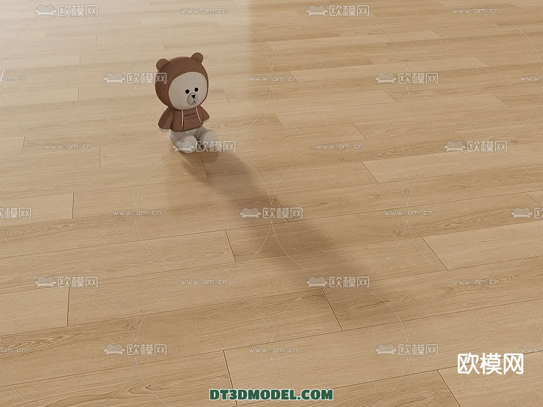 MATERIAL - WOODEN FLOOR - CORONA - 3D MODEL - 2983