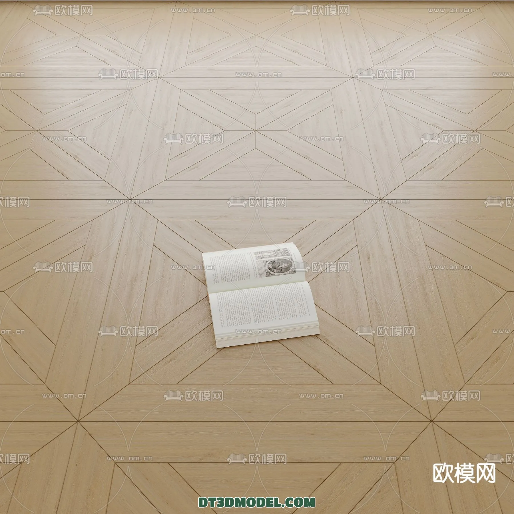 MATERIAL - WOODEN FLOOR - CORONA - 3D MODEL - 3000