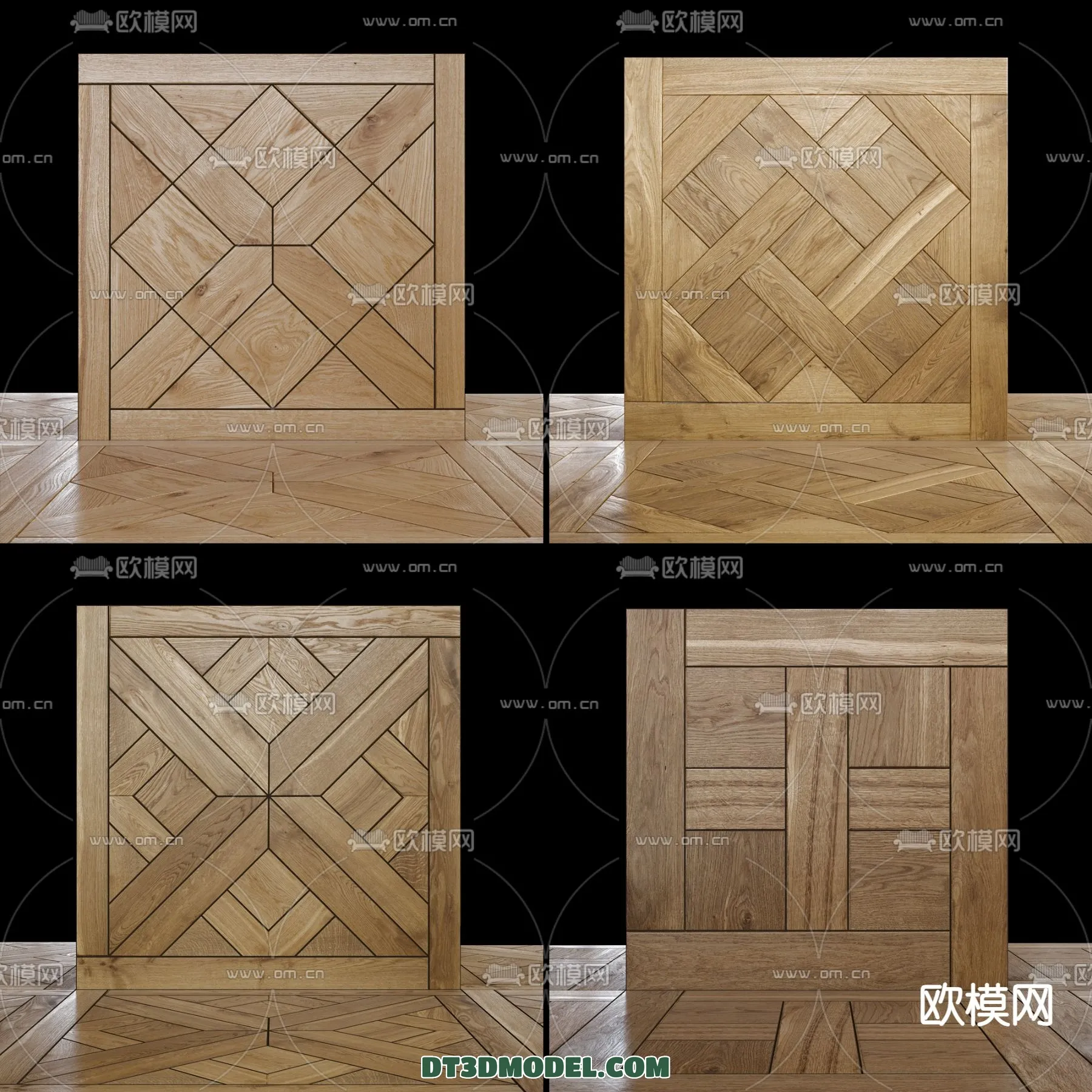 MATERIAL - WOODEN FLOOR - CORONA - 3D MODEL - 3002