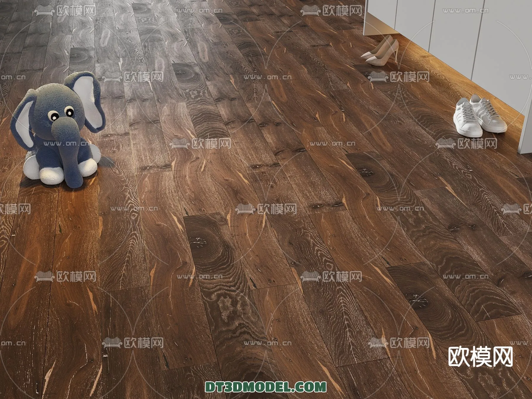 MATERIAL - WOODEN FLOOR - CORONA - 3D MODEL - 3016