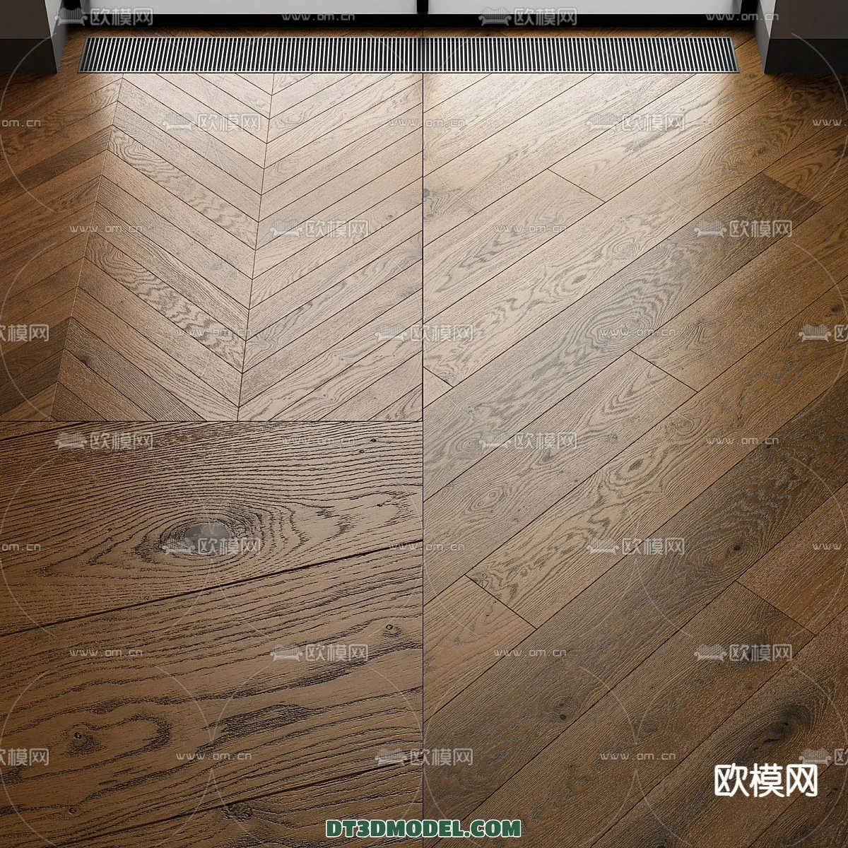 MATERIAL - WOODEN FLOOR - CORONA - 3D MODEL - 3018