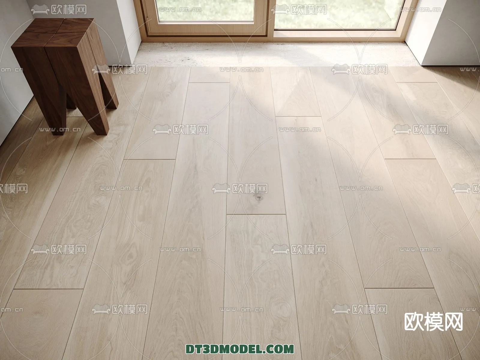 MATERIAL - WOODEN FLOOR - CORONA - 3D MODEL - 3026