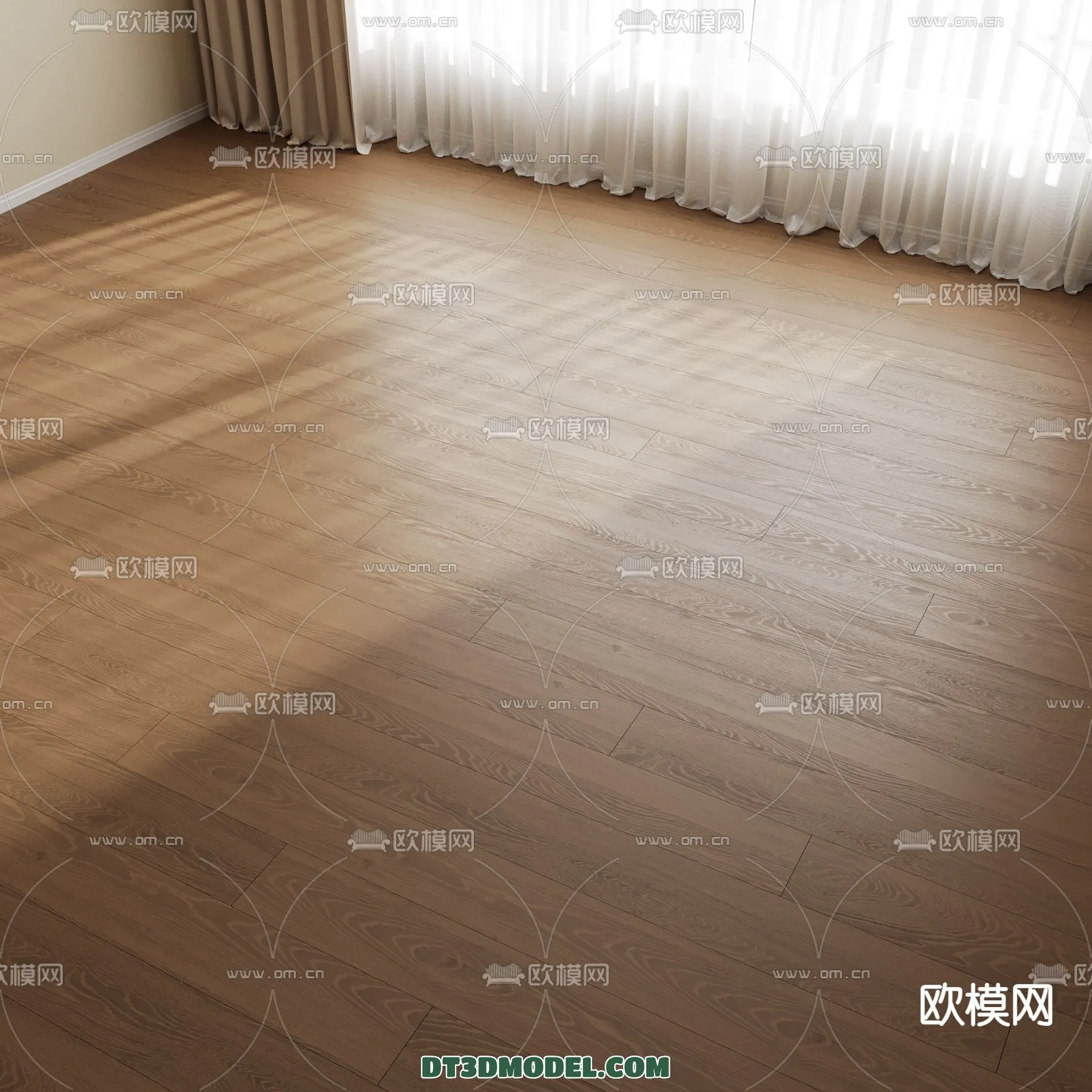 MATERIAL - WOODEN FLOOR - CORONA - 3D MODEL - 3032