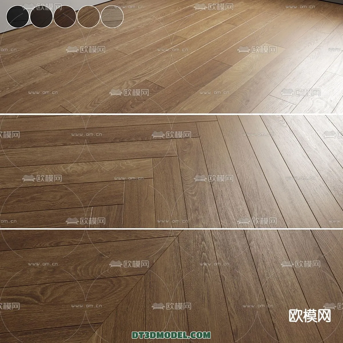 MATERIAL - WOODEN FLOOR - VRAY / CORONA - 3D MODEL - 2938