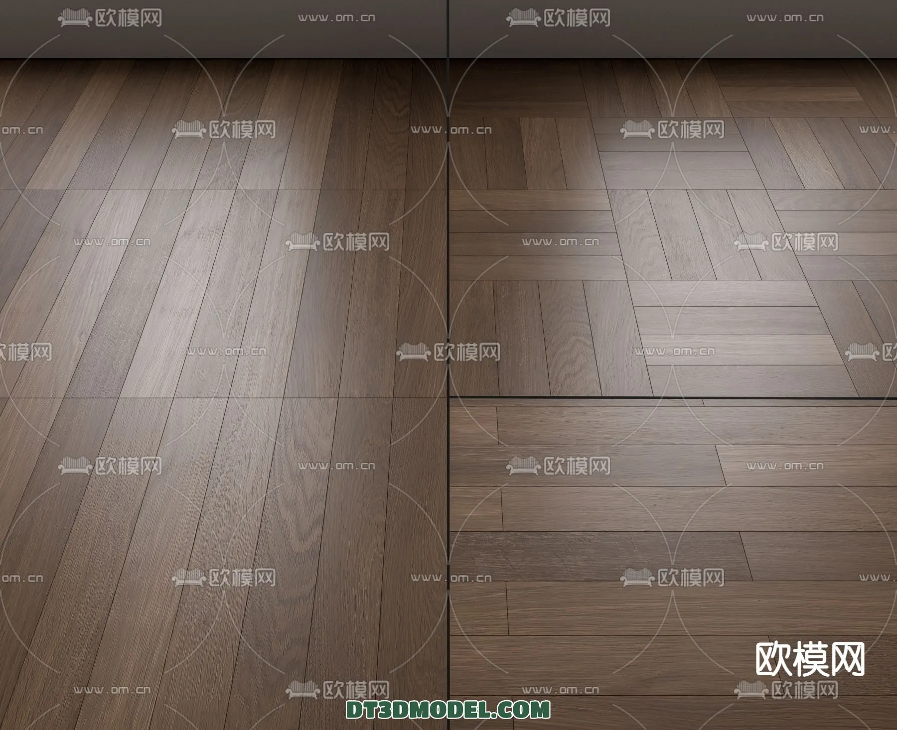 MATERIAL - WOODEN FLOOR - VRAY / CORONA - 3D MODEL - 2943