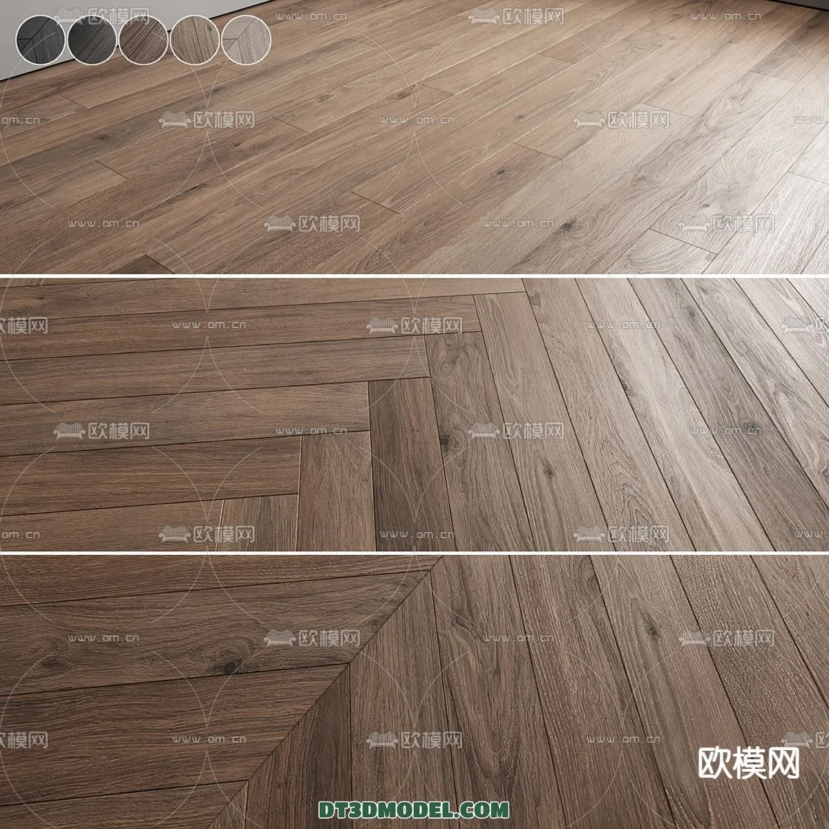MATERIAL - WOODEN FLOOR - VRAY / CORONA - 3D MODEL - 2950