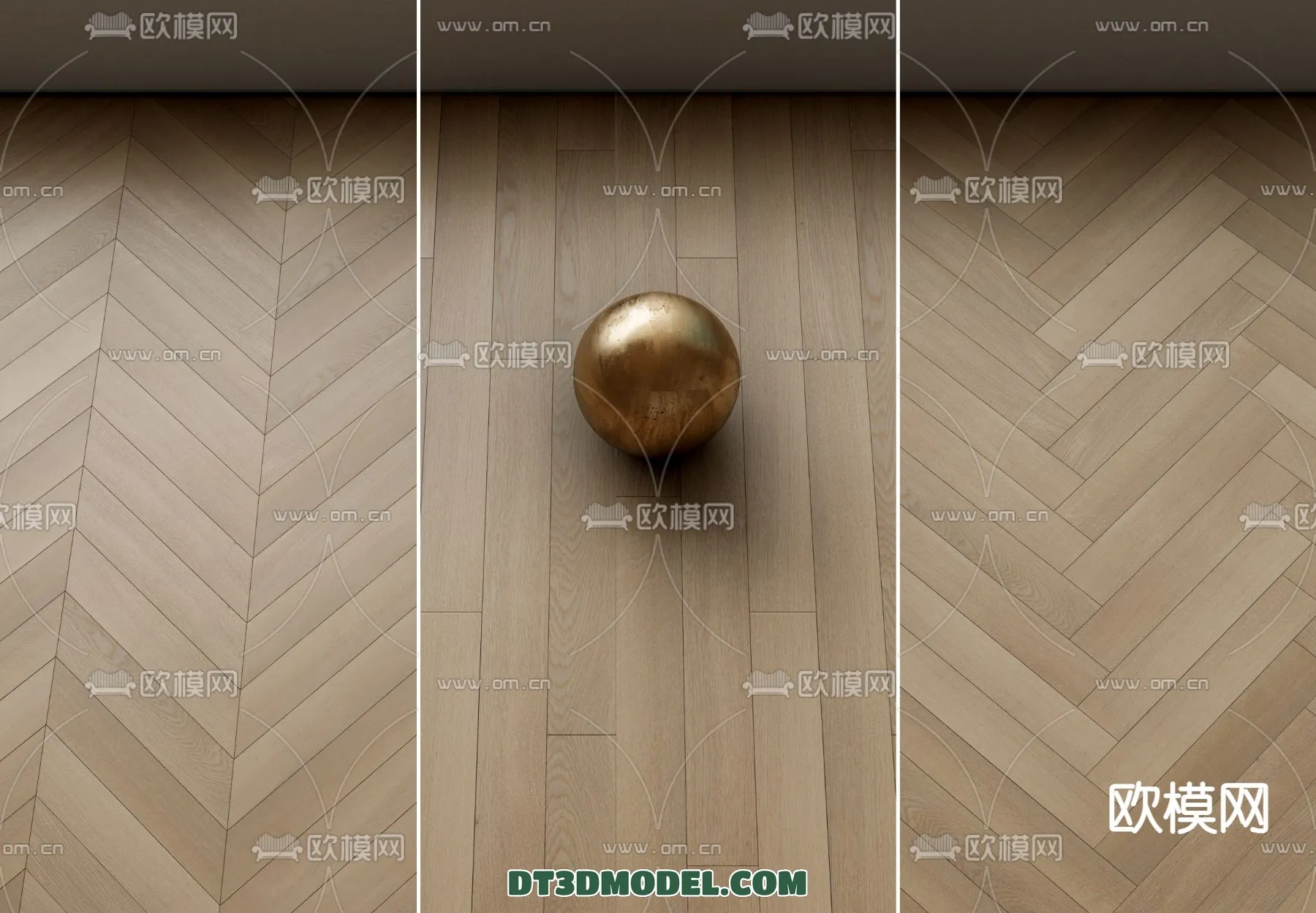MATERIAL - WOODEN FLOOR - VRAY / CORONA - 3D MODEL - 2959