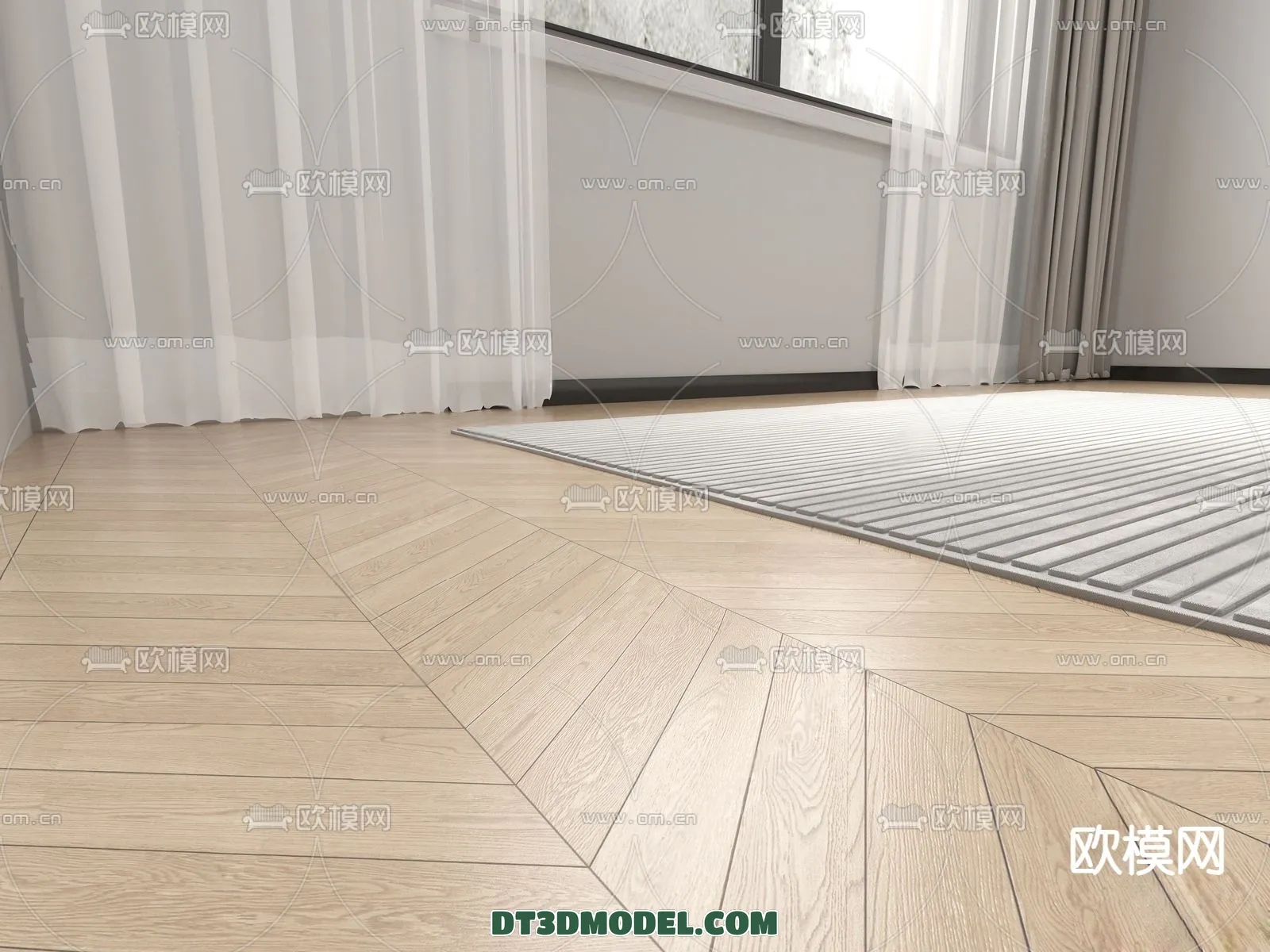 MATERIAL - WOODEN FLOOR - VRAY / CORONA - 3D MODEL - 2960