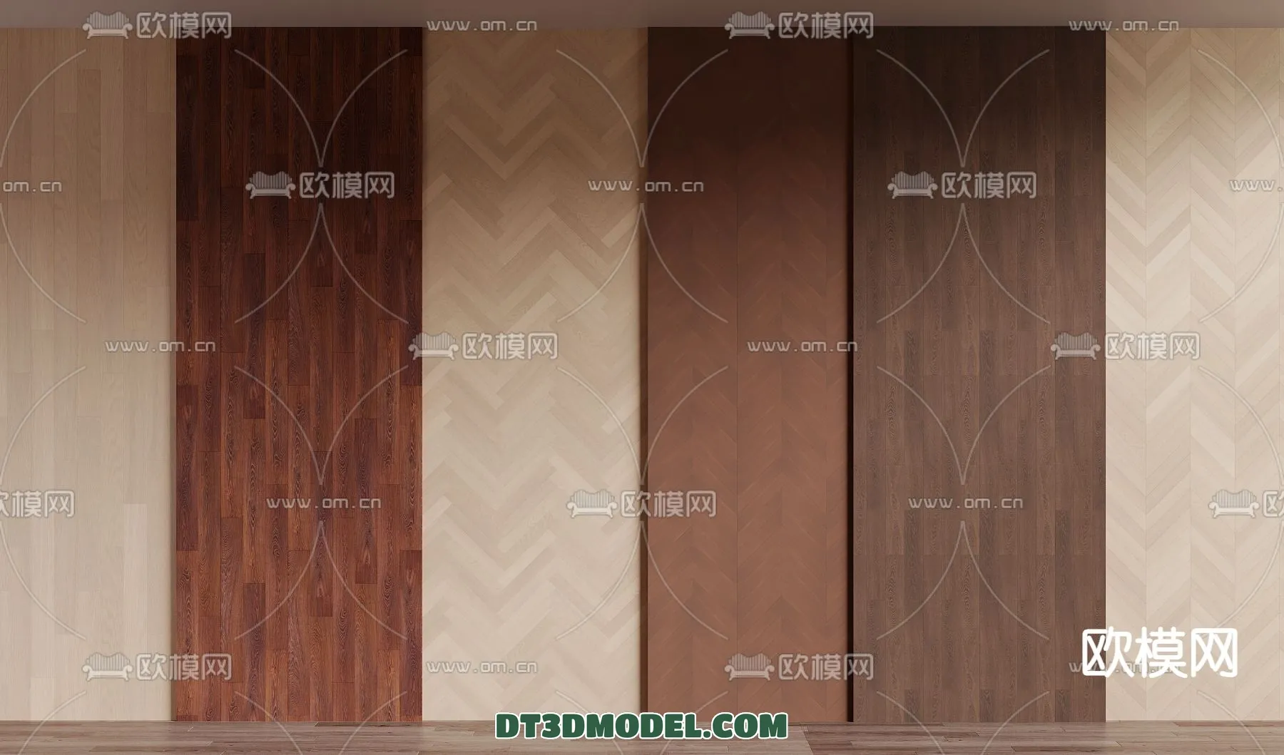 MATERIAL - WOODEN FLOOR - VRAY / CORONA - 3D MODEL - 2989