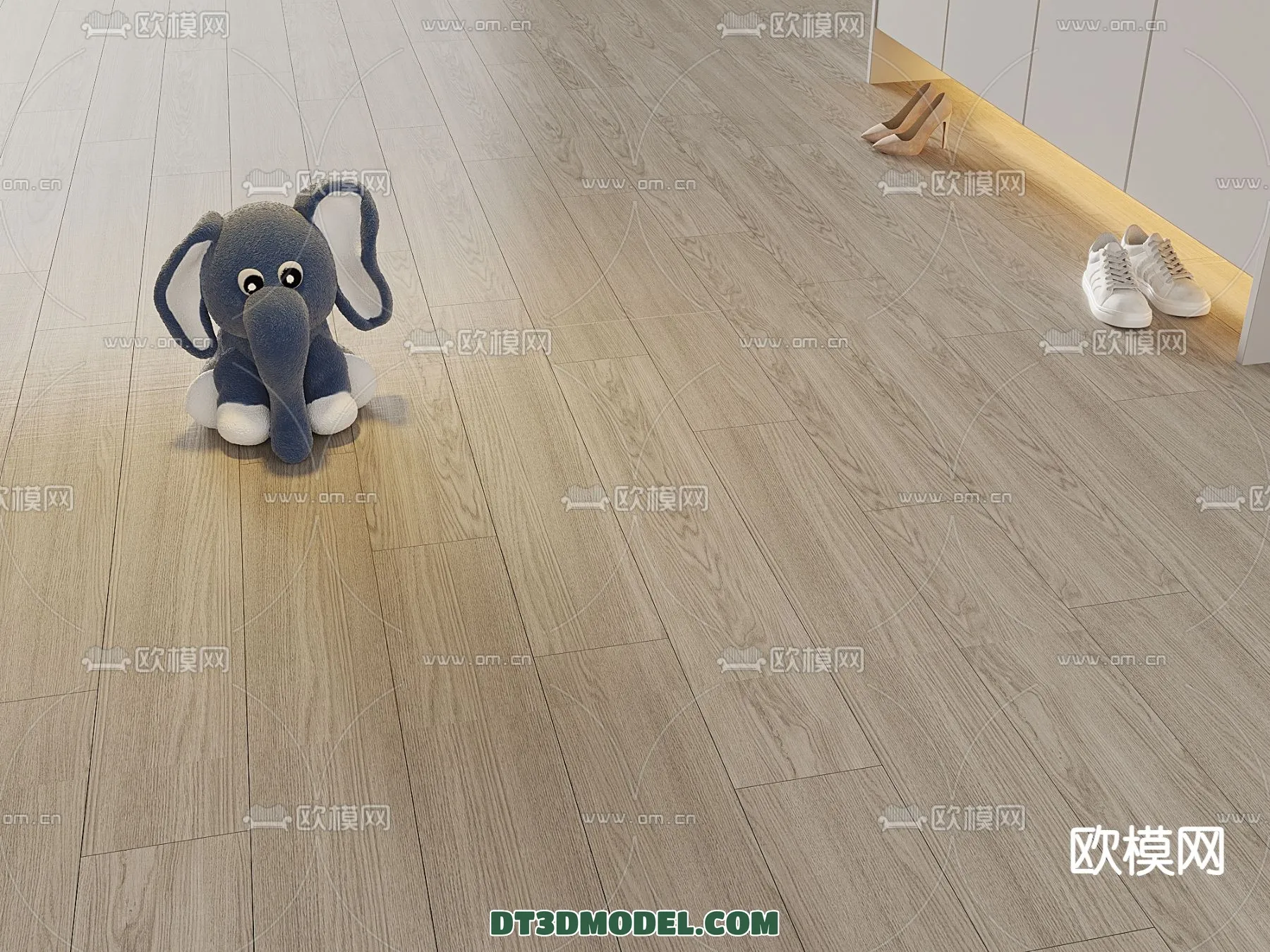 MATERIAL - WOODEN FLOOR - VRAY / CORONA - 3D MODEL - 3007