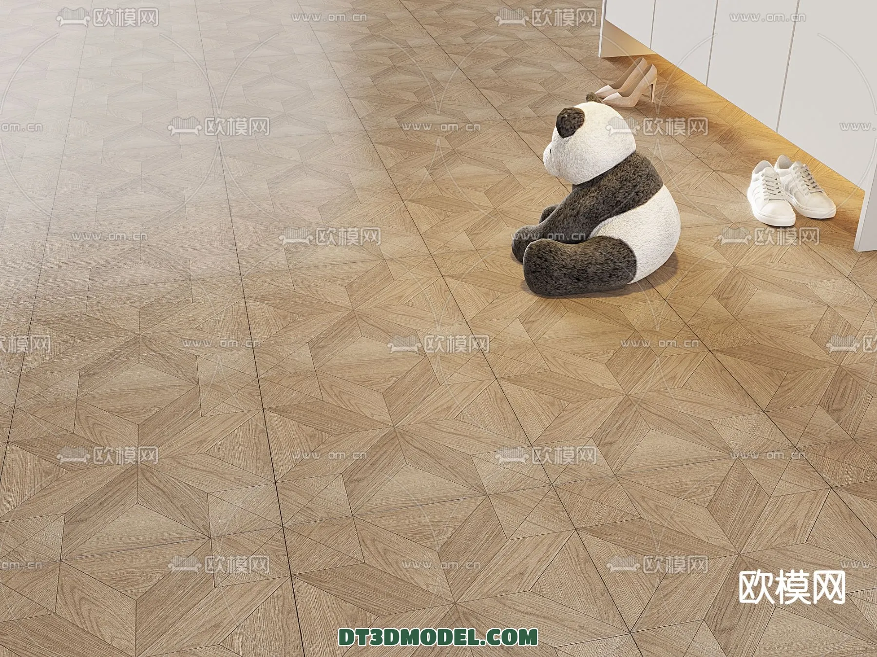 MATERIAL - WOODEN FLOOR - VRAY / CORONA - 3D MODEL - 3009