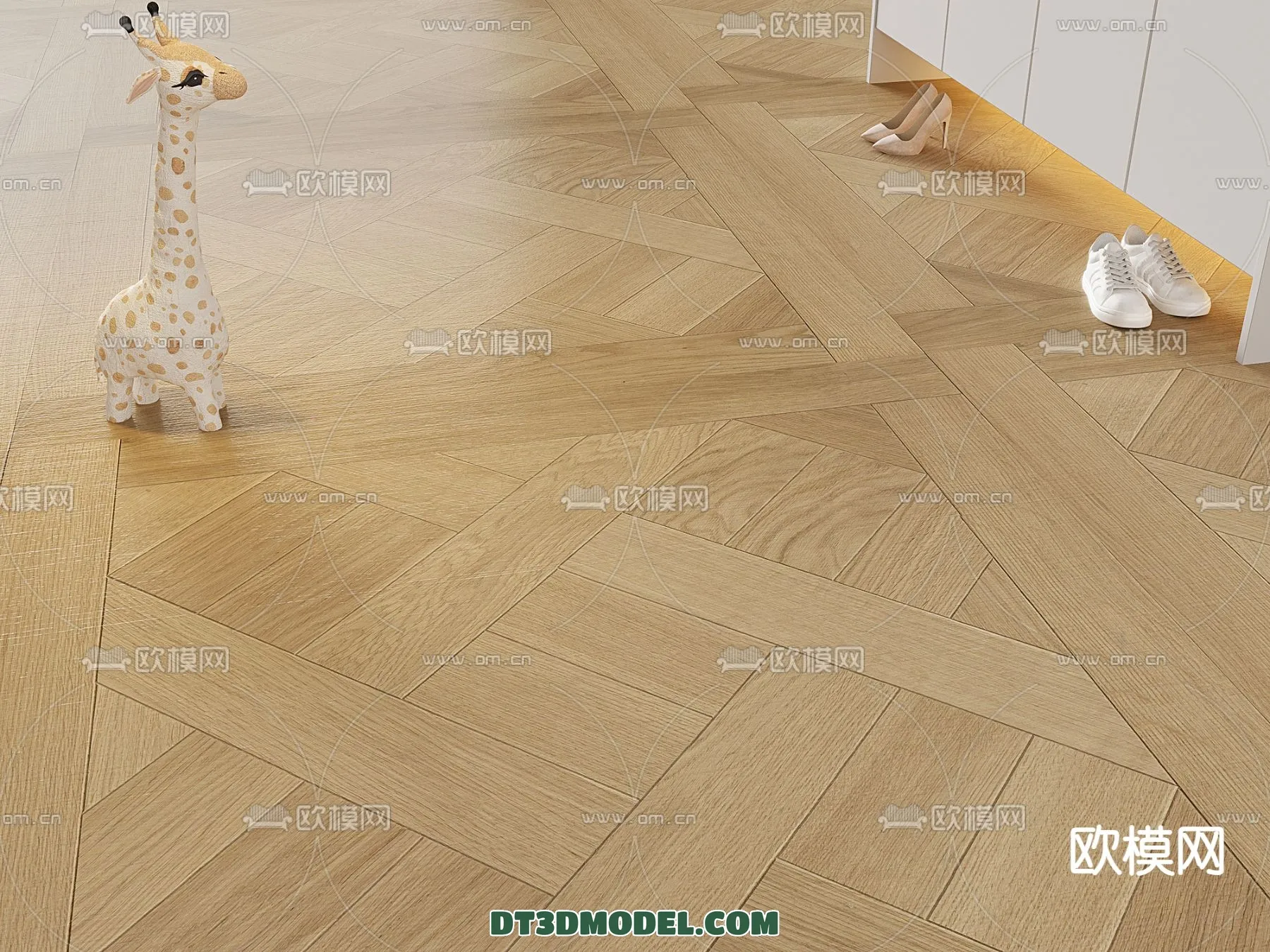 MATERIAL - WOODEN FLOOR - VRAY / CORONA - 3D MODEL - 3010