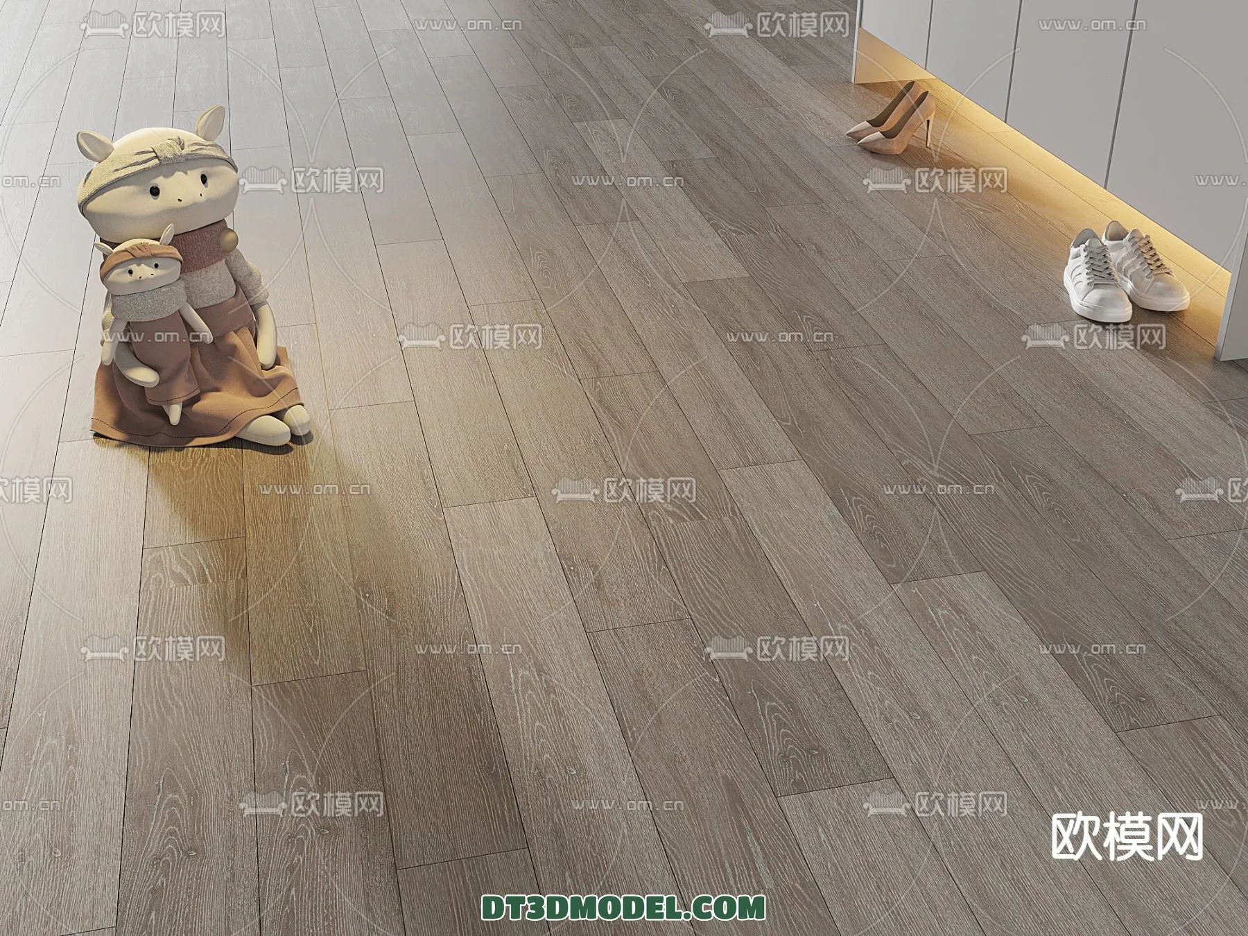 MATERIAL - WOODEN FLOOR - VRAY / CORONA - 3D MODEL - 3013