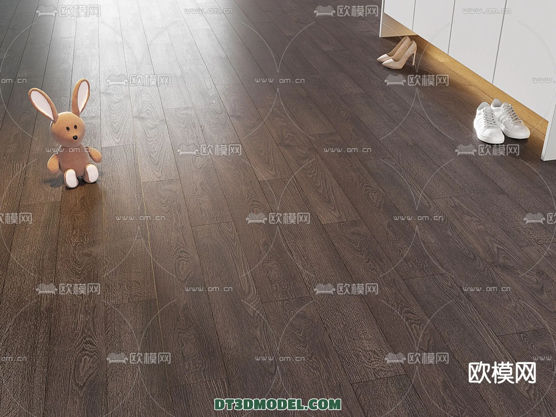 MATERIAL - WOODEN FLOOR - VRAY / CORONA - 3D MODEL - 3014