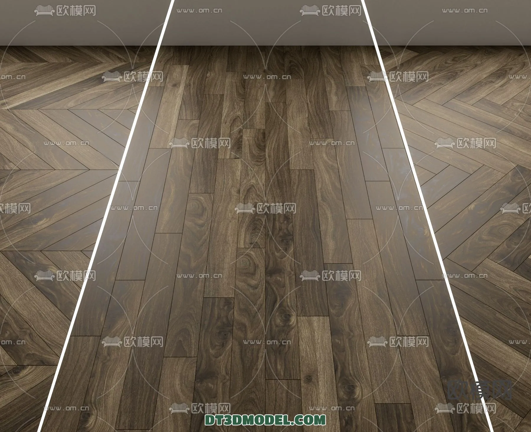 MATERIAL - WOODEN FLOOR - VRAY / CORONA - 3D MODEL - 3034