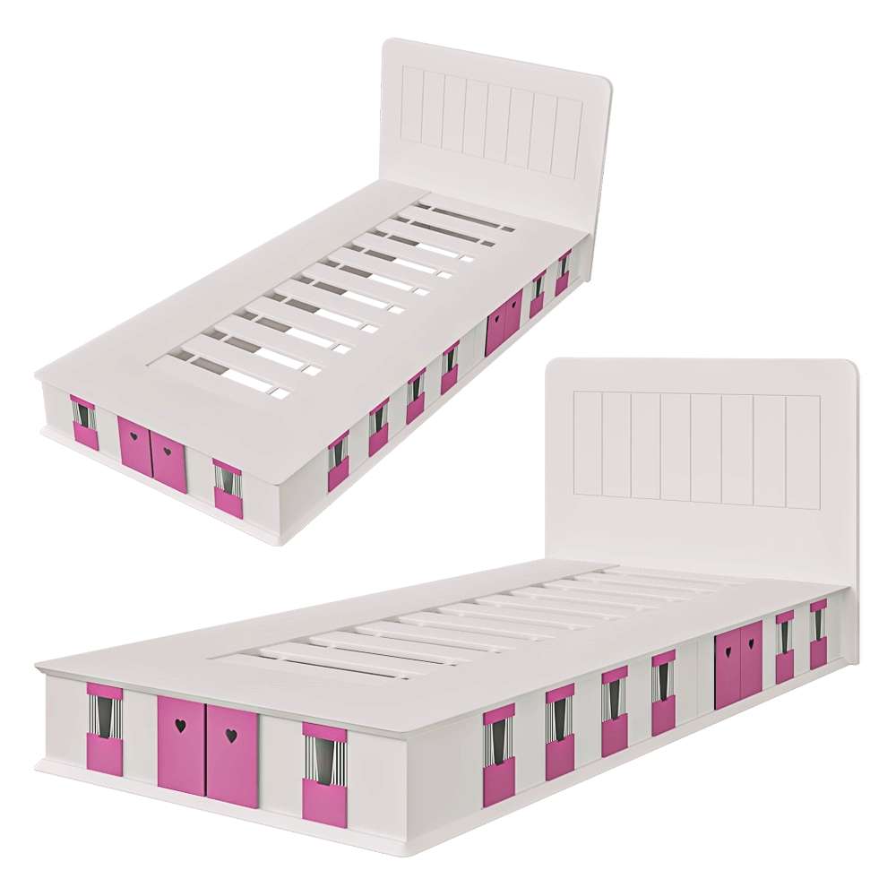 Mathy By Bols - Bed boxes STA BED 90 F 16S + 4G 3D Model