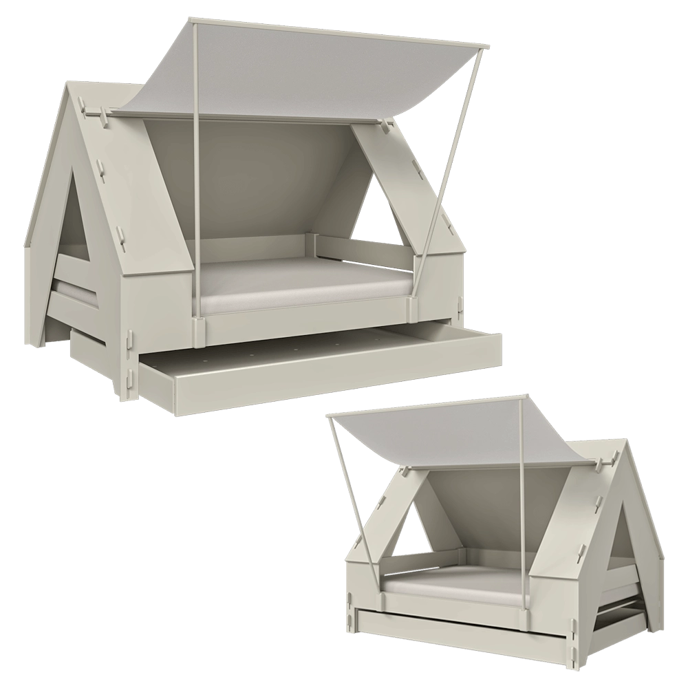 Mathy By Bols - Tent bed TEN LIT 140B - CL140 BB - SO140B - TL 90B MEL 3D Model