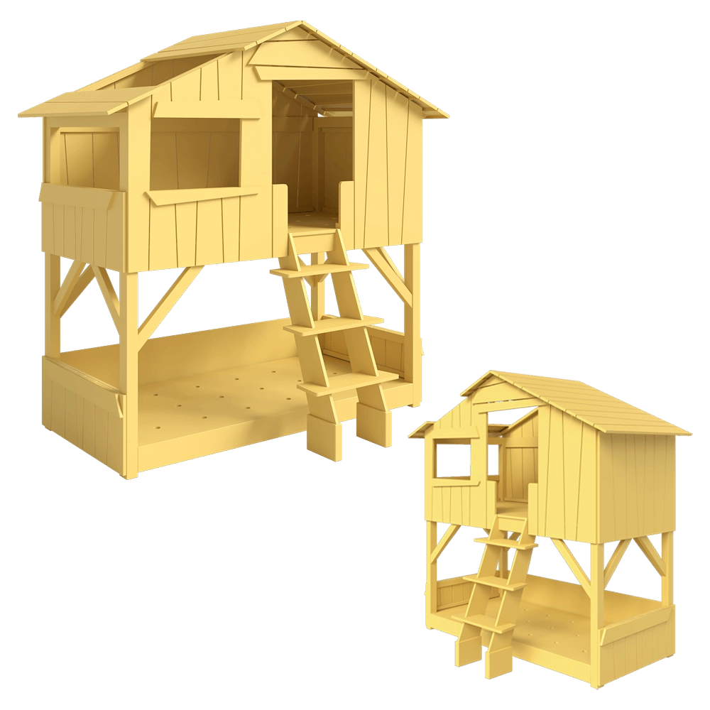 Mathy By Bols - Treehouse bunk bed 3D Model