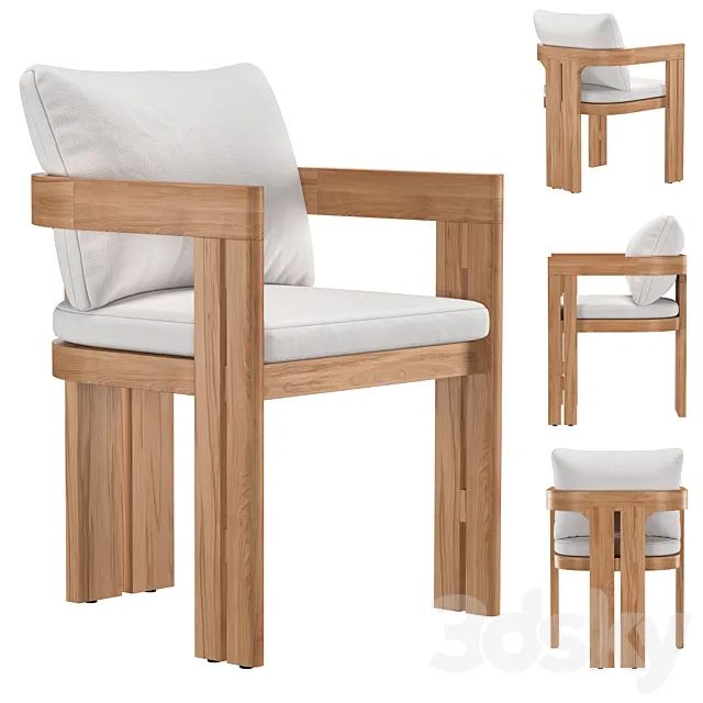 MATIRATEAK ARMCHAIR 3D Model
