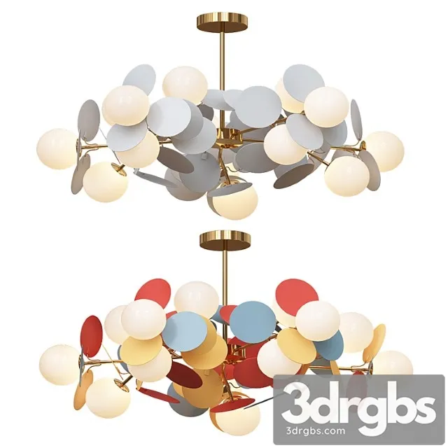 Matisse colorful chandelier 3D Model Free
