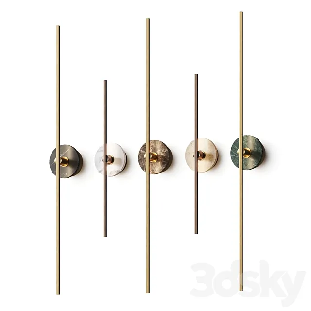 Matlight Milano Essential Stick Wall Lamps 3D Model