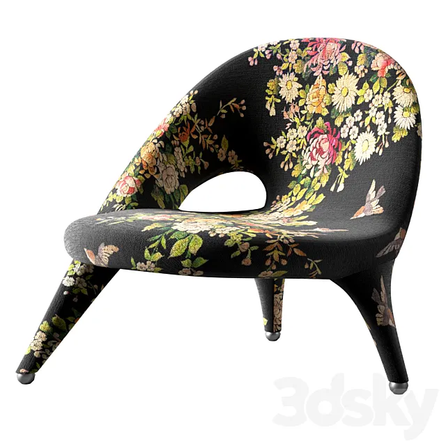 Matrix Arabesque armchair 3DModel