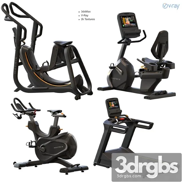 Matrix Fitness For Exercise Gym 2 3D Model Free